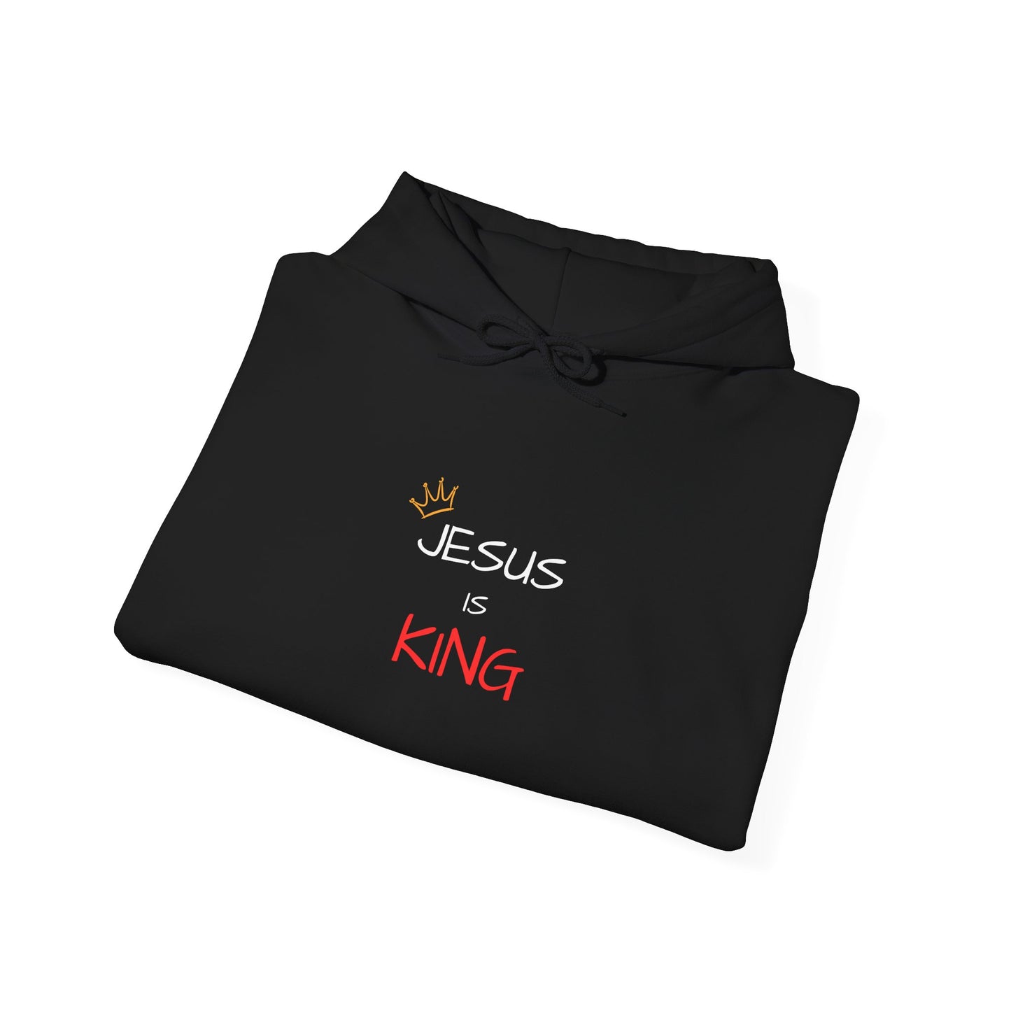 Jesus is King Hoodie | Minimal Christian Faith Sweatshirt