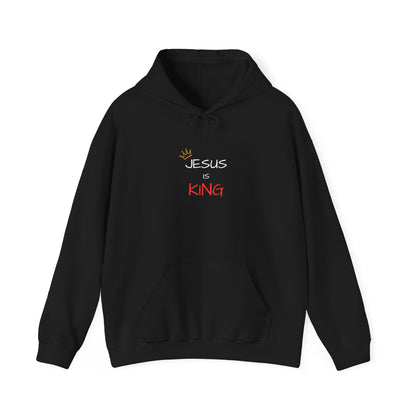 Jesus is King Hoodie | Minimal Christian Faith Sweatshirt