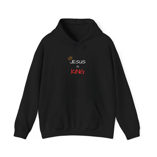 Jesus is King Hoodie | Minimal Christian Faith Sweatshirt