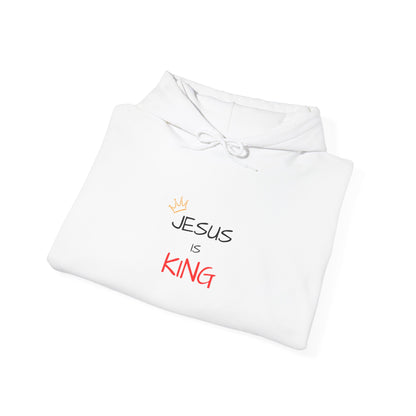 Jesus is King Hoodie | Minimal Christian Faith Sweatshirt