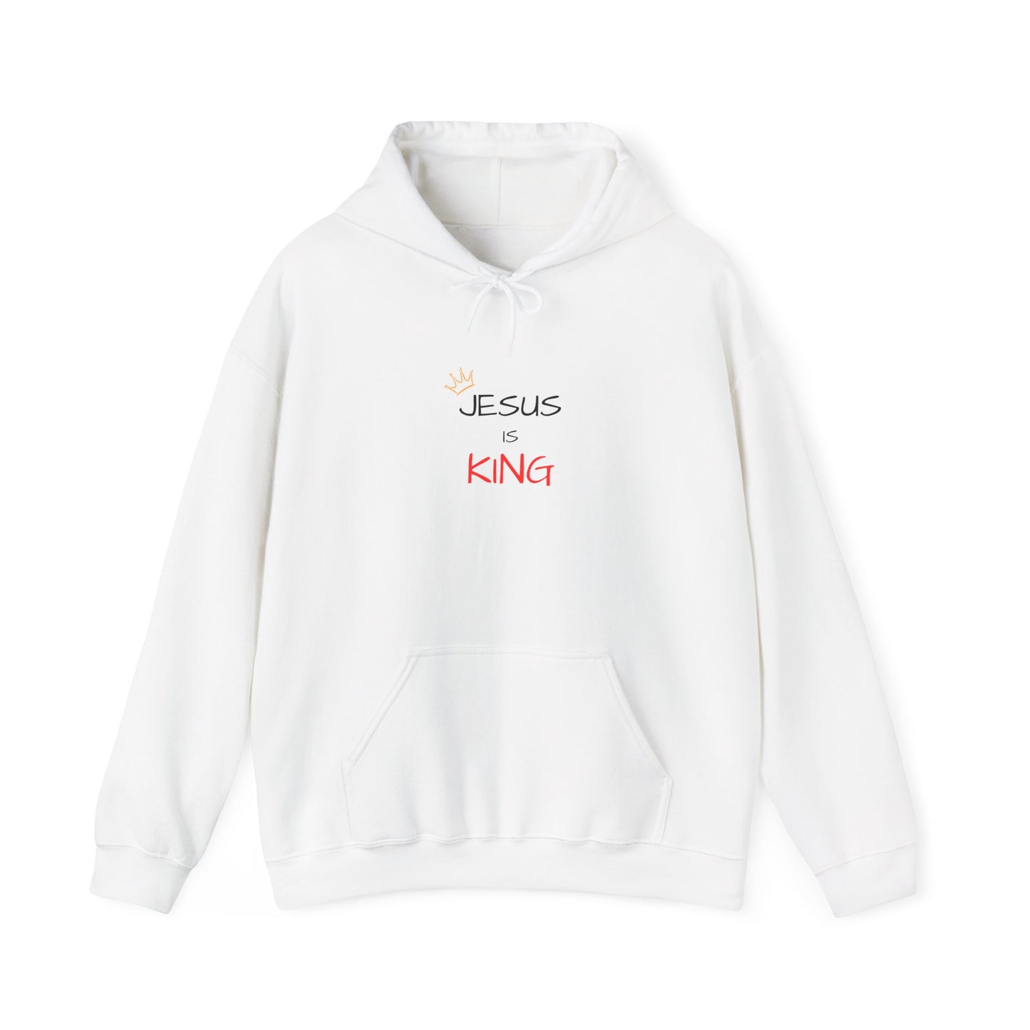 Jesus is King Hoodie | Minimal Christian Faith Sweatshirt