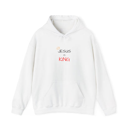 Jesus is King Hoodie | Minimal Christian Faith Sweatshirt