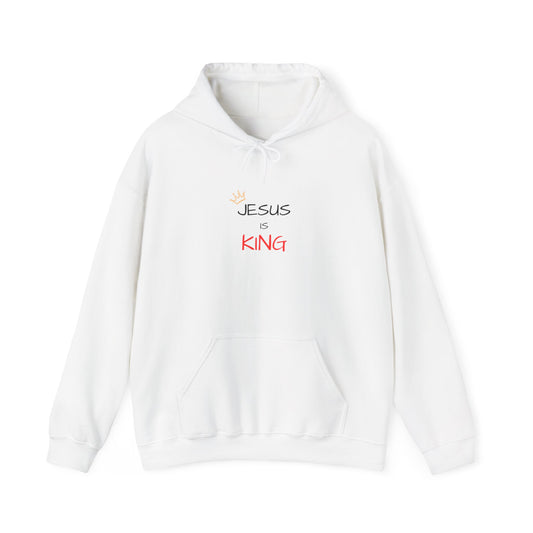 Jesus is King Hoodie | Minimal Christian Faith Sweatshirt